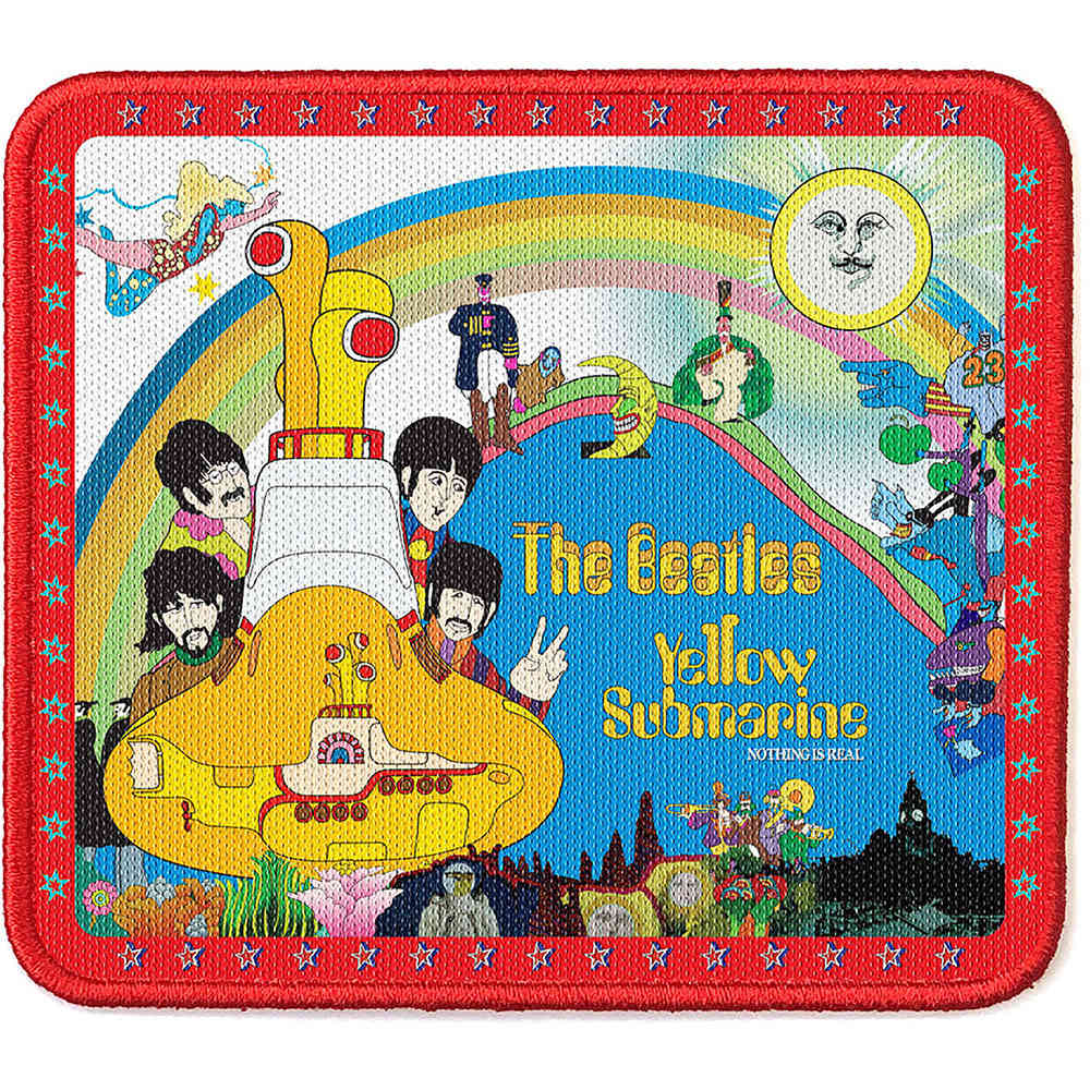 The Beatles - Yellow Submarine Stars Border Pièce - Multicolore